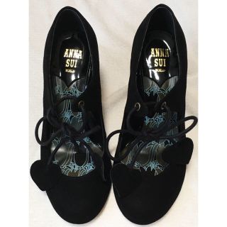 アナスイ(ANNA SUI)のANNASUIアナスイ　アリス風ハートパンプス23 アナスイ靴22.5S(ハイヒール/パンプス)