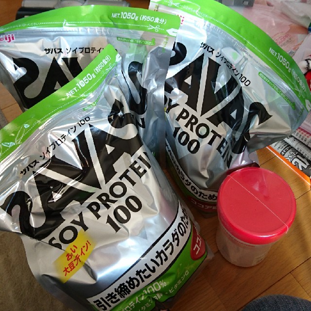 SAVAS - SAVAS ザバス ソイプロテイン 1050g×3袋 新品