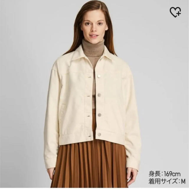 UNIQLO(ユニクロ)のユニクロ♡コーデュロイオーバーサイズジャケット レディースのジャケット/アウター(Gジャン/デニムジャケット)の商品写真