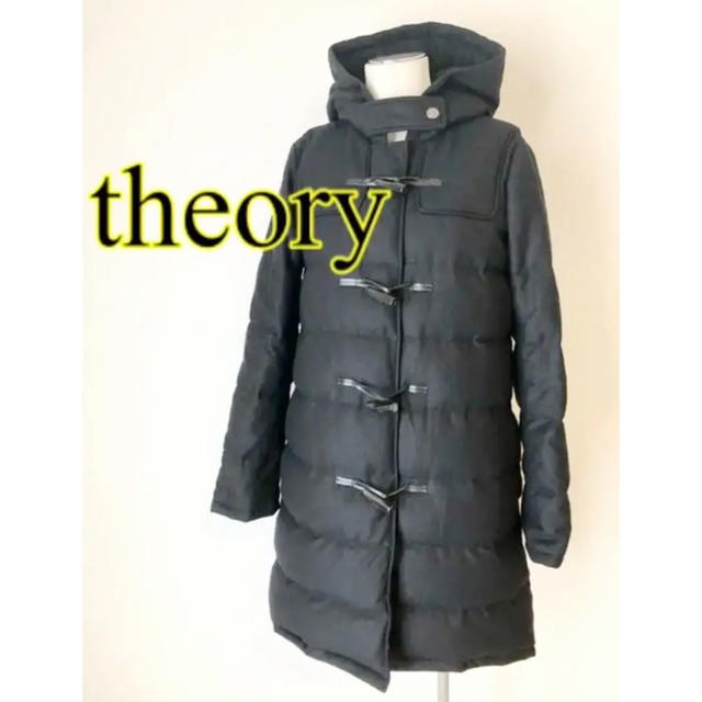 theory(セオリー)の★専用★セオリー theory★ウール ダッフル ダウン S ブラック 黒 レディースのジャケット/アウター(ダウンコート)の商品写真