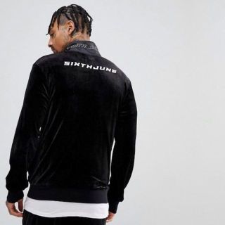 フィアオブゴッド(FEAR OF GOD)の新品SIXTHJUNEスタンドロゴカラートラックスーツベロアジャケットXS(ジャージ)