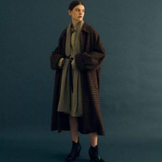 YOKE ブラウンS 19AW BAL COLLAR COAT コート(ステンカラーコート)