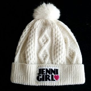 ジェニィ(JENNI)のjenni 帽子　未使用　ジェニィガール　ニット帽(帽子)