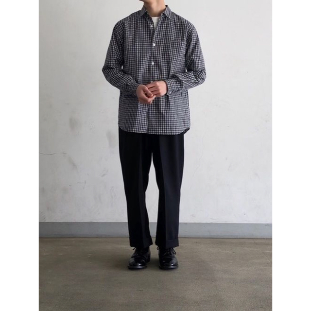 COMOLI 19ss タータンチェック シャツ | wise.edu.pk