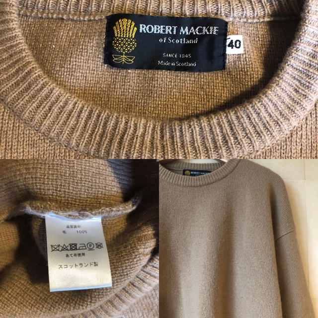 BEAMS(ビームス)のRobert Mackie  BEAMS 別注 Crew Neck Knit  メンズのトップス(ニット/セーター)の商品写真