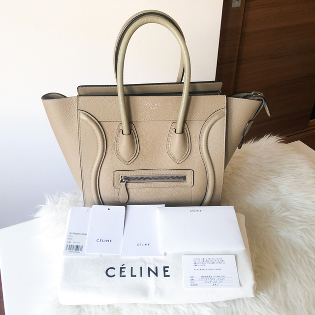 celine(セリーヌ)のめんこちゃん様専用国内購入 CELINE　セリーヌ　ラゲージ　マイクロショッパー レディースのバッグ(ハンドバッグ)の商品写真