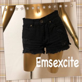 エムズエキサイト(EMSEXCITE)のEmsexcite ★ クラッシュ ダメージ 切りっぱなし ショーパン(ショートパンツ)