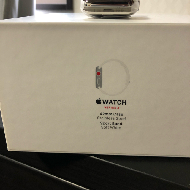 Apple(アップル)のApple Watch series3 ステンレス　セルラー未使用 スマホ/家電/カメラのスマホ/家電/カメラ その他(その他)の商品写真