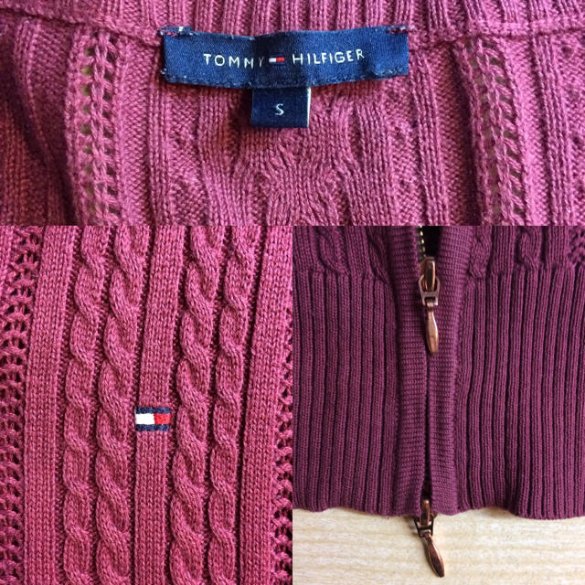 TOMMY HILFIGER(トミーヒルフィガー)のTOMY HILFIGER ニット カーディガン  セーター  レディースのトップス(カーディガン)の商品写真