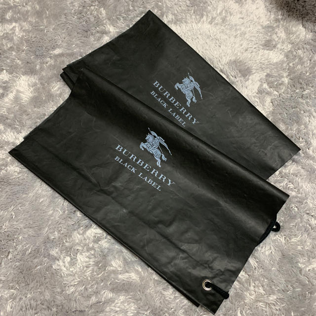 BURBERRY BLACK LABEL(バーバリーブラックレーベル)のBURBERRY ビニールバッグ 袋 メンズのバッグ(エコバッグ)の商品写真