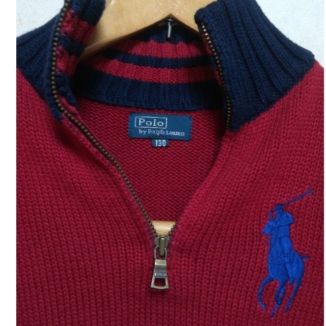 POLO RALPH LAUREN(ポロラルフローレン)のポロラルフローレン　ニット　130 キッズ/ベビー/マタニティのキッズ服男の子用(90cm~)(ニット)の商品写真