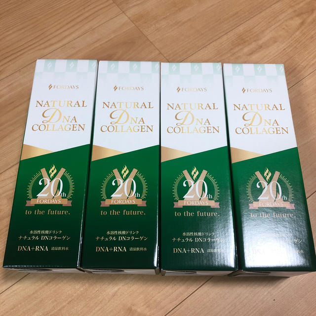 販売買蔵 フォーデイズ 核酸ドリンク4本セット キャップ付 食品/飲料