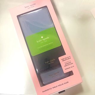 ケイトスペードニューヨーク(kate spade new york)のケイトスペード iPhoneX/XS ケース BLUE(iPhoneケース)