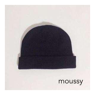 マウジー(moussy)のmoussyニットキャップ(ニット帽/ビーニー)