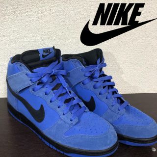 ナイキ(NIKE)のNIKE DUNK HI ブルー /NIKE ナイキスニーカー海外購入品(スニーカー)