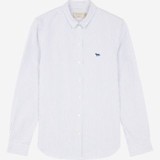 メゾンキツネ(MAISON KITSUNE')のメゾンキツネ MAISON KITSUNE オックスフォードストライプシャツ(シャツ/ブラウス(長袖/七分))