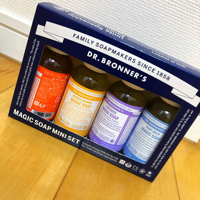 Dr.Bronner(ドクターブロナー)のドクタープロナー　マジックソープ　ミニセット コスメ/美容のボディケア(ボディソープ/石鹸)の商品写真