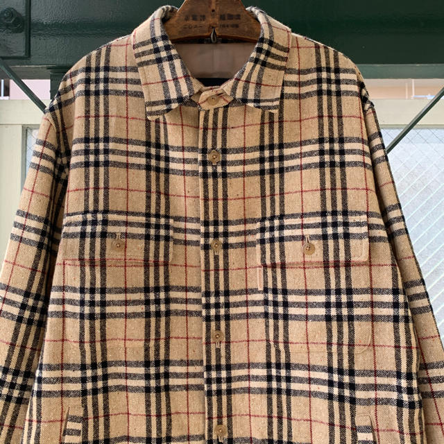 BURBERRY - 超希少 BURBERRY ノバチェック オーバーサイズジャケット vintageの通販 by IMO_vintage