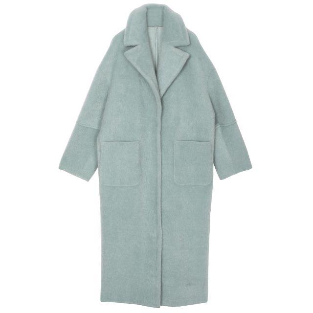 完売新品saleミントBLANKET LIKE FAKE MOUTON COAT