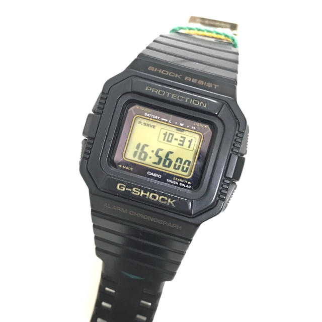 定1.6万レア CASIO Gショック G-5500R ラスタファリアン レゲエ