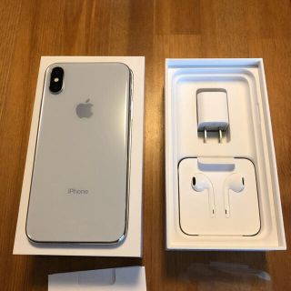 アイフォーン(iPhone)の【Hir様専用】SIMフリー iPhone X 64G シルバー(スマートフォン本体)