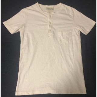 レミレリーフ(REMI RELIEF)の完売　レミレリーフ　ヘンリーネックTシャツ　M 白　ホワイト(Tシャツ/カットソー(半袖/袖なし))