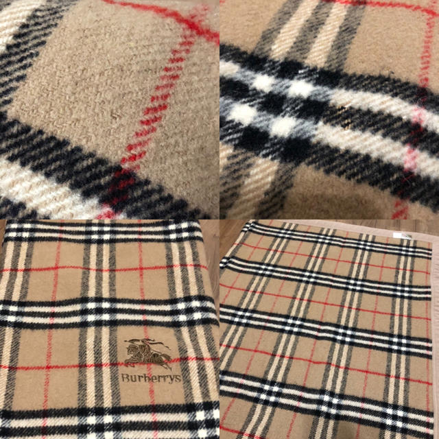 BURBERRY(バーバリー)の☆早い者勝ち☆バーバリー ウール ブランケット 毛布 インテリア/住まい/日用品の寝具(毛布)の商品写真