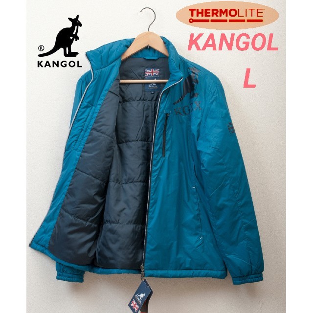 KANGOL - 【新品未使用】Mサイズ KANGOL中綿ジャケット ターコイズの通販 by 夏月shop｜カンゴールならラクマ