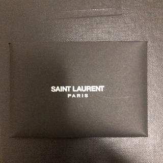 サンローラン(Saint Laurent)のsaint laurent購入時に付いてくる説明書入れ(名刺入れ/定期入れ)