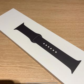 アップルウォッチ(Apple Watch)の(新品) Apple Watch バンド 44mm ブラック(ラバーベルト)