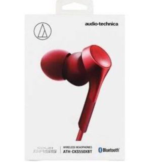 オーディオテクニカ(audio-technica)のアカ　アオ　イヤホン(ヘッドフォン/イヤフォン)