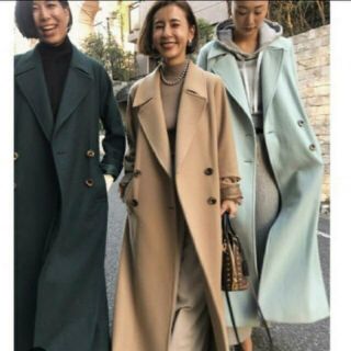 アメリヴィンテージ(Ameri VINTAGE)のAMERI     LITTLE FLARE LONG COAT(ロングコート)