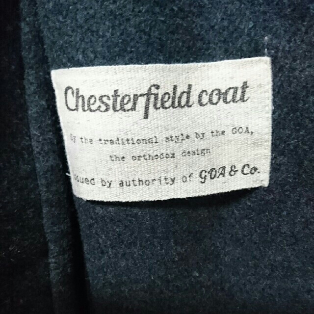 goa(ゴア)のgoa　チェスターコート レディースのジャケット/アウター(チェスターコート)の商品写真