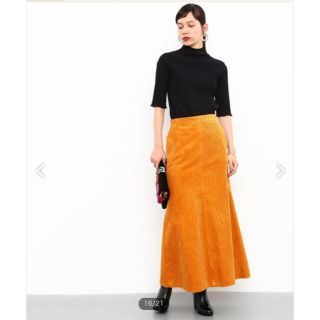 アダムエロぺ(Adam et Rope')の【美品】ADAM ET ROPE ワイドコールスカート(ロングスカート)