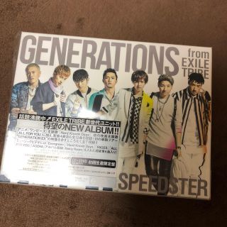 ジェネレーションズ(GENERATIONS)のSPEEDSTER (初回限定盤 CD＋3DVD＋スマプラミュージック＋スマプラ(ポップス/ロック(邦楽))