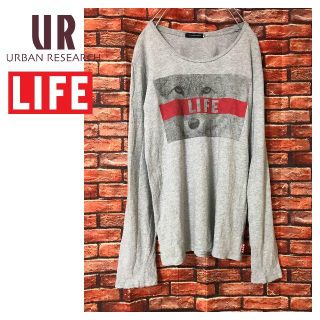 アーバンリサーチ(URBAN RESEARCH)のURBAN RESEARCH × LIFE コラボプリント Tシャツ 狼(Tシャツ/カットソー(七分/長袖))