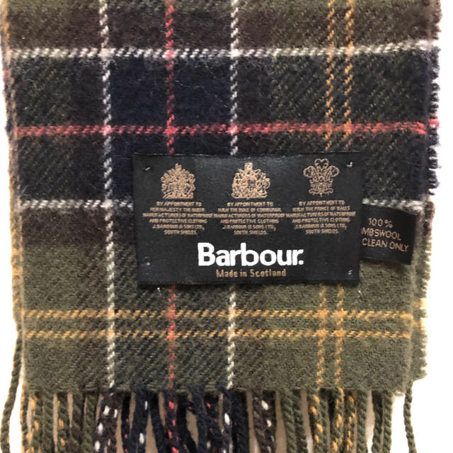 Barbour(バーブァー)のバーブァー　ウールマフラー メンズのファッション小物(マフラー)の商品写真