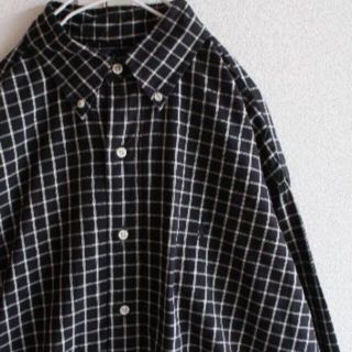 ラルフローレン(Ralph Lauren)のUS ラルフローレン blackwh チェック ボタンダウン シャツ M(シャツ)