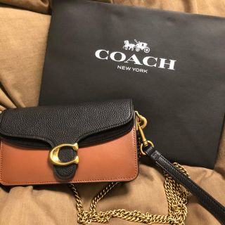 コーチ(COACH)の【入手困難】coach タビー クロスボディ ブラウンブラック(ショルダーバッグ)