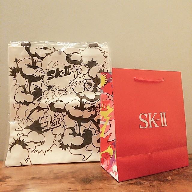SK-II(エスケーツー)のSK-II 非売品トートバッグ 限定デザイン ショップ袋 エンタメ/ホビーのコレクション(ノベルティグッズ)の商品写真