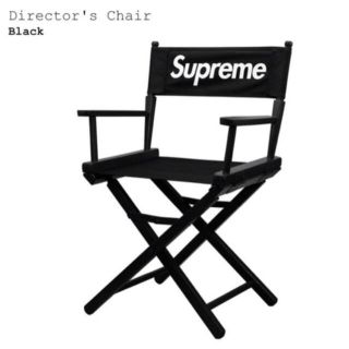 シュプリーム(Supreme)の最安値! 新品! Supreme Director’s Chair 黒 チェア(折り畳みイス)