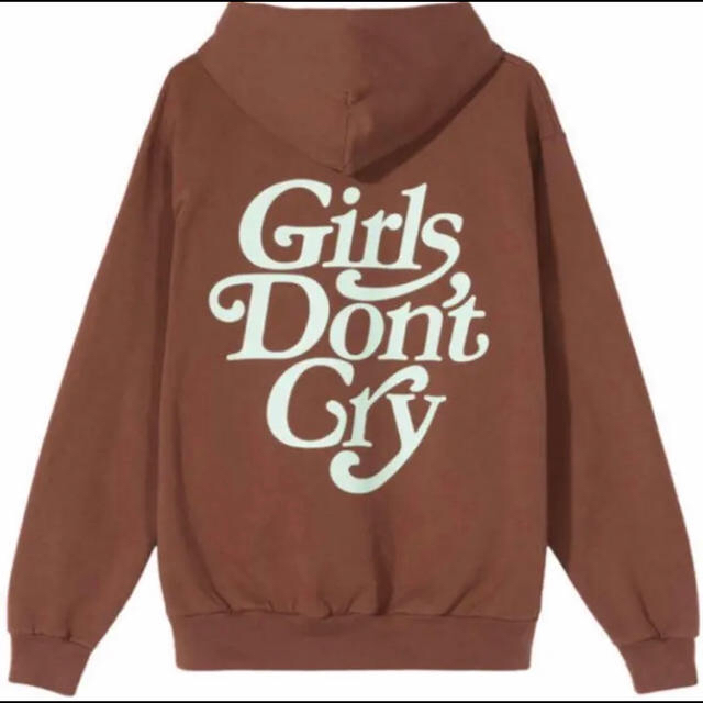 大赤字特価 girls don´t cry hoodie パーカー 茶色 ブラウン ガルドン