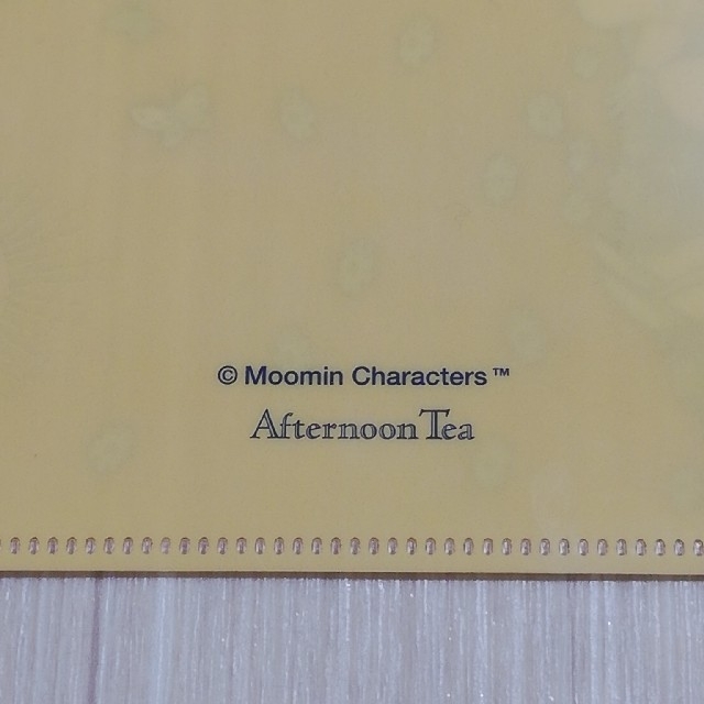 AfternoonTea(アフタヌーンティー)のムーミン　クリアファイル　A5 エンタメ/ホビーのアニメグッズ(クリアファイル)の商品写真