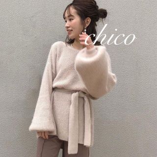 フーズフーチコ(who's who Chico)の今季♡チコ♡カシュクールアンゴラニットカーディガン(カーディガン)