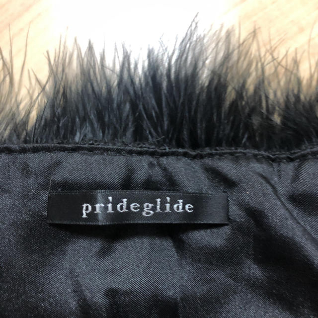 prideglide(プライドグライド)のprideglide ファーティペット　ブラック レディースのアクセサリー(つけ襟)の商品写真