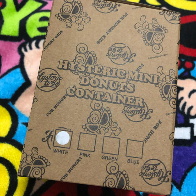 HYSTERIC MINI(ヒステリックミニ)のドーナツ ノベルティ▷ホワイト エンタメ/ホビーのコレクション(ノベルティグッズ)の商品写真