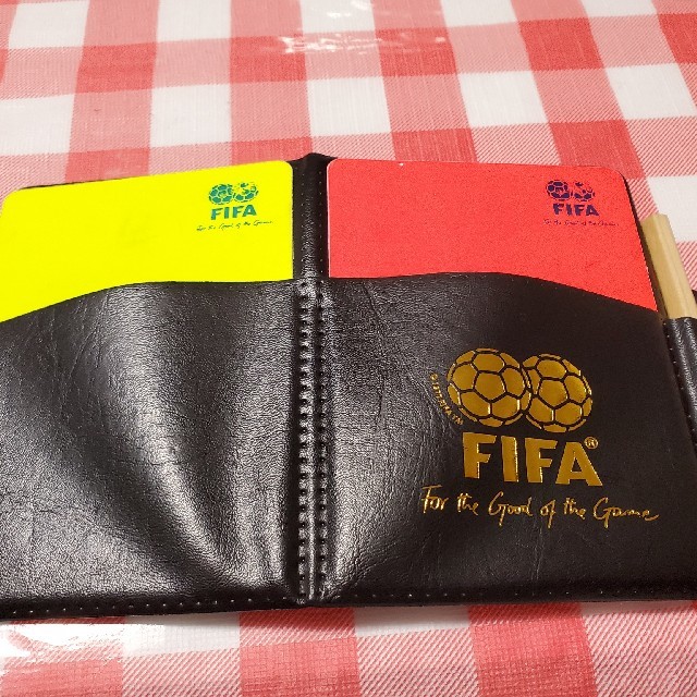 サッカー　審判　カードケース　FIFA スポーツ/アウトドアのサッカー/フットサル(その他)の商品写真