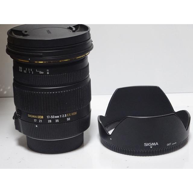 SIGMA 17-50mm F2.8 DC OS NIKON用フィルター付