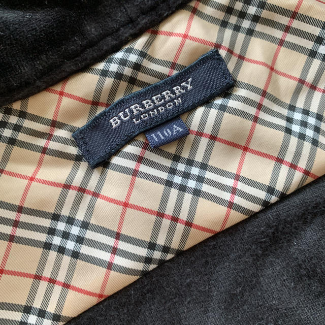 BURBERRY(バーバリー)の美品！バーバリーベロア ジャケット キッズ/ベビー/マタニティのキッズ服女の子用(90cm~)(ジャケット/上着)の商品写真