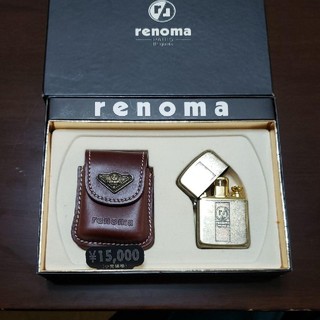 レノマ(RENOMA)のrenom  SET ジッポー 新品未使用(タバコグッズ)